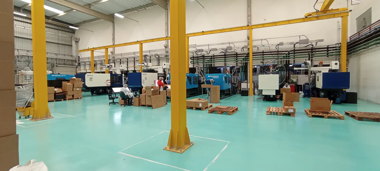 Instalações industriais em registro de vistoria da Ecoative